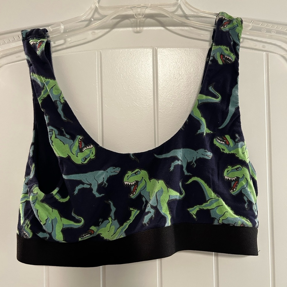 MeUndies Dinosaur Print Sports Bra